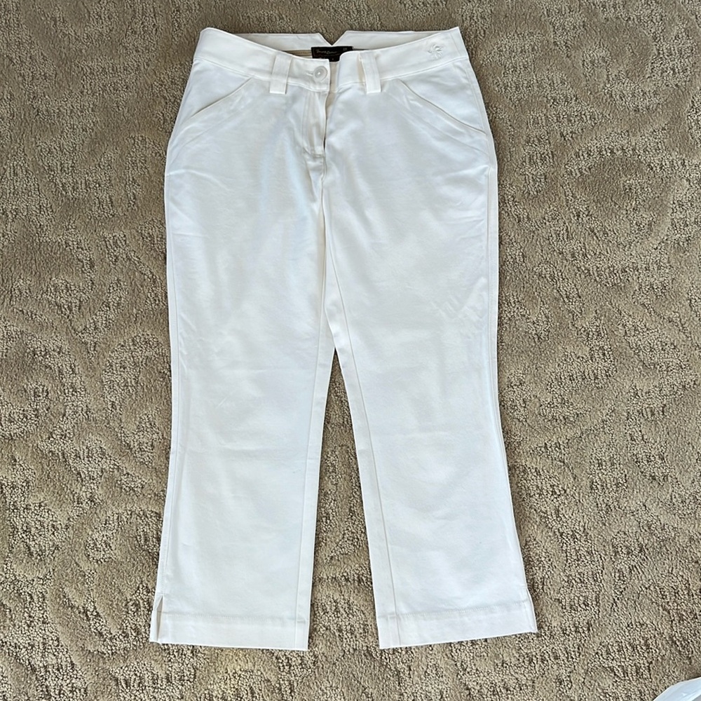 NWOT Tommy Bahama 18 Golf Pants Size 2. Off- white
